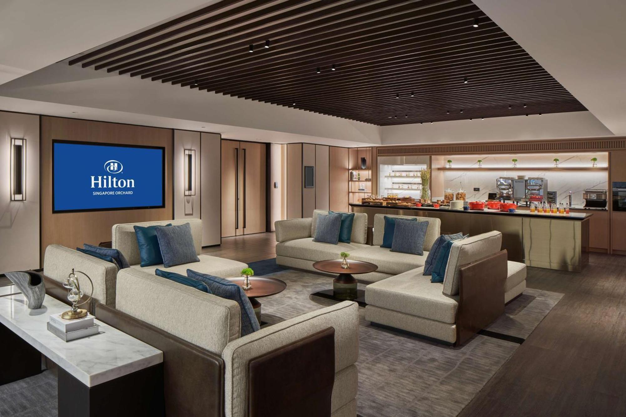 Hilton Singapore Orchard Eksteriør bilde Hilton Executive Lounge at Beijing Capital International Airport