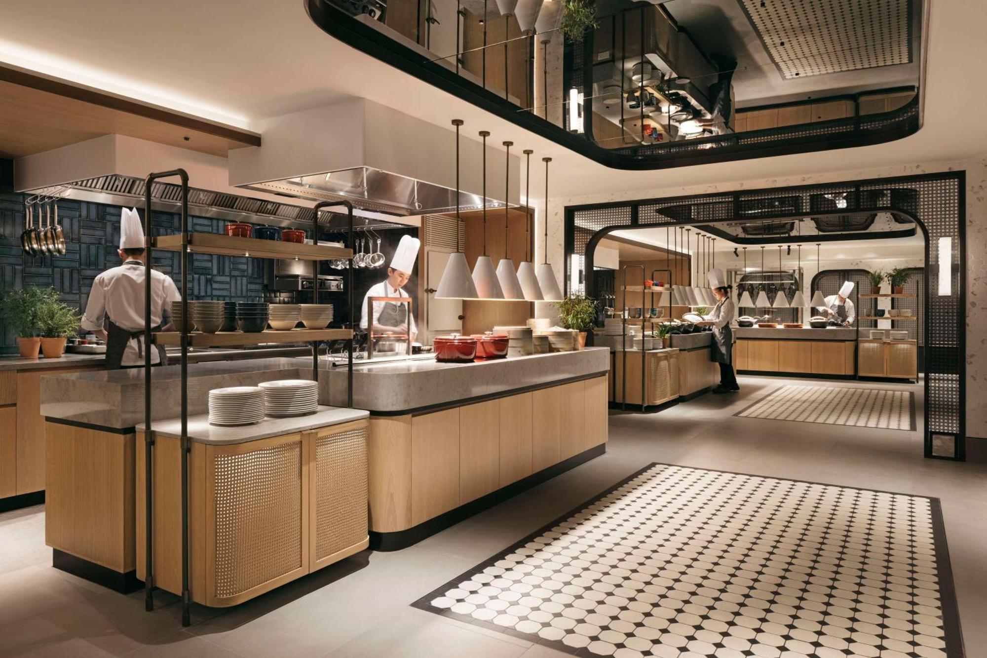 Hilton Singapore Orchard Eksteriør bilde The kitchen at the restaurant